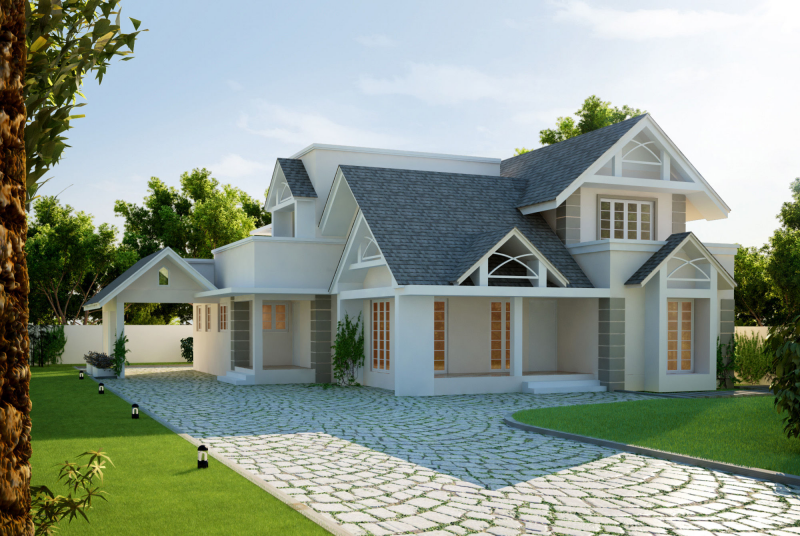 Desain Rumah Ala Eropa Renovasi