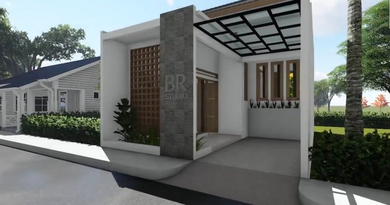 Desain Rumah 6x10 Modern
