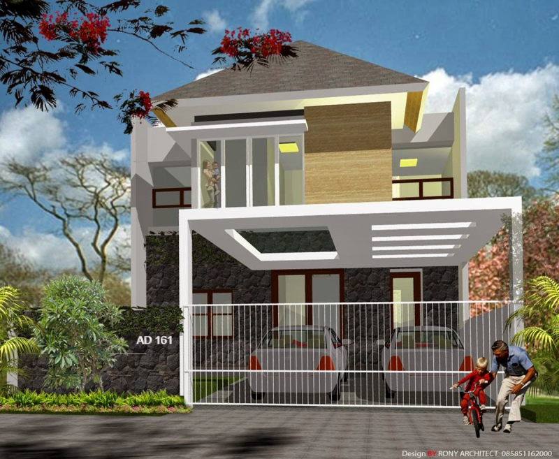 Desain Rumah 6x6 Contoh