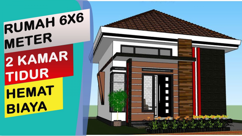 Desain Rumah 6x6 Minimalis Terbaru
