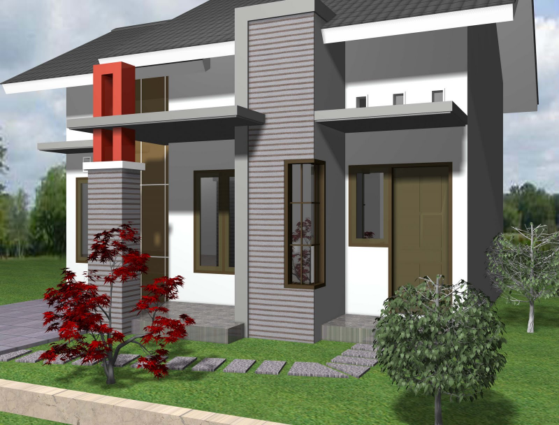 Desain Rumah 6x6 Terkini
