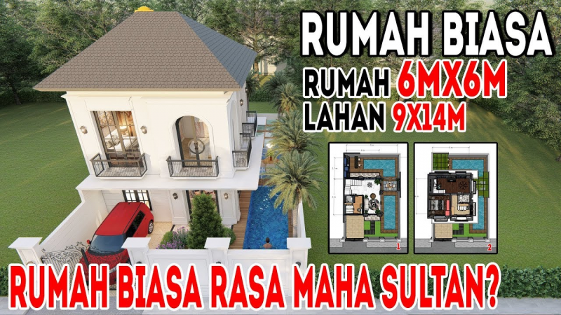 Desain Rumah 6x6 Terupdate