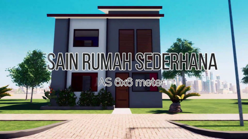 Sketsa Desain Rumah 6x6