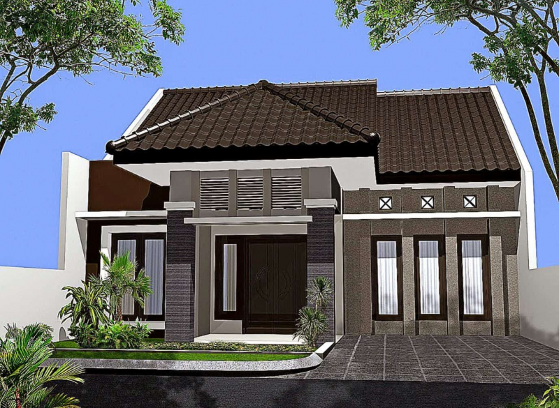 Desain Rumah 6x12 Gambar
