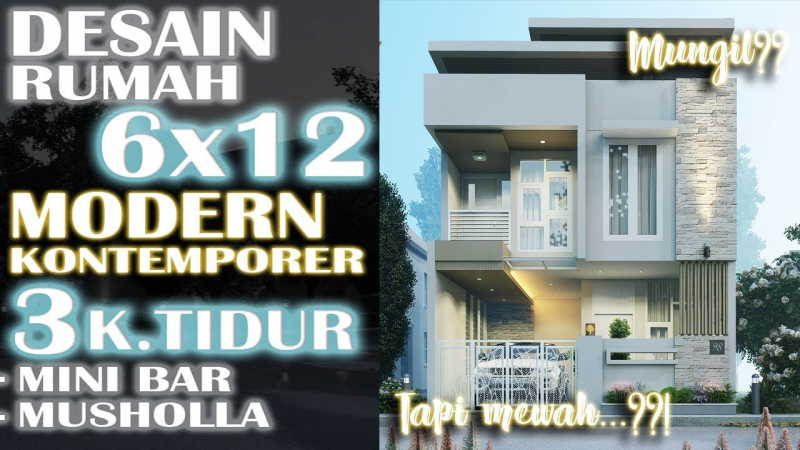 Desain Rumah 6x12 Terbaru