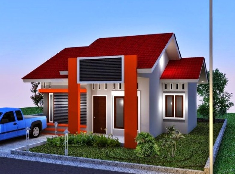 Desain atap Perumahan minimalis 1 lantai