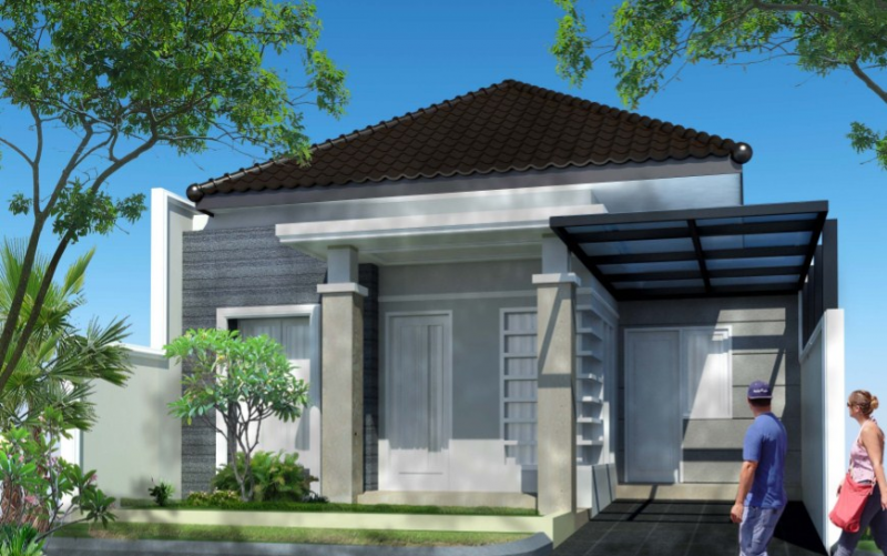 Desain atap rumah minimalis 1 lantai