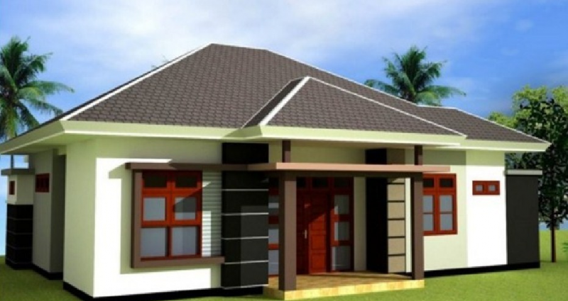 Desain atap rumah sederhana minimalis 1 lantai