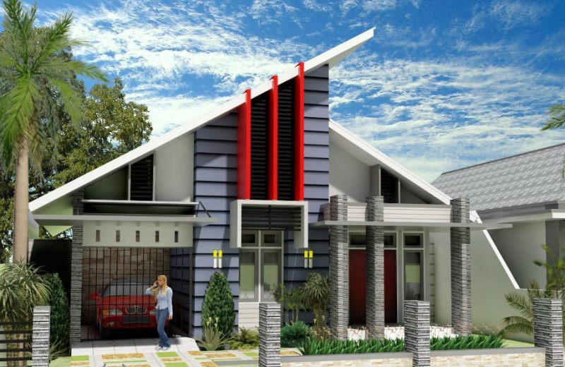 Gambar rumah minimalis 1 lantai tanpa atap