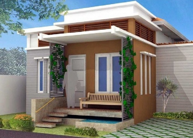 Rumah minimalis 1 lantai atap dak