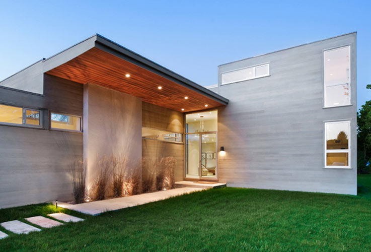 Rumah minimalis modern 1 lantai tanpa atap