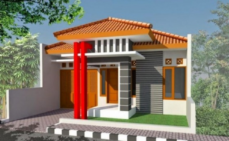 Sketsa atap rumah minimalis 1 lantai