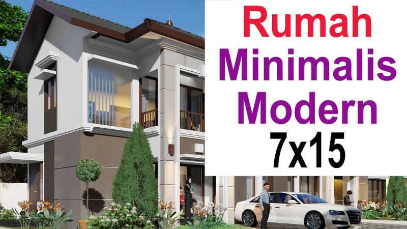 Desain Rumah 7x15 Minimalis Modern