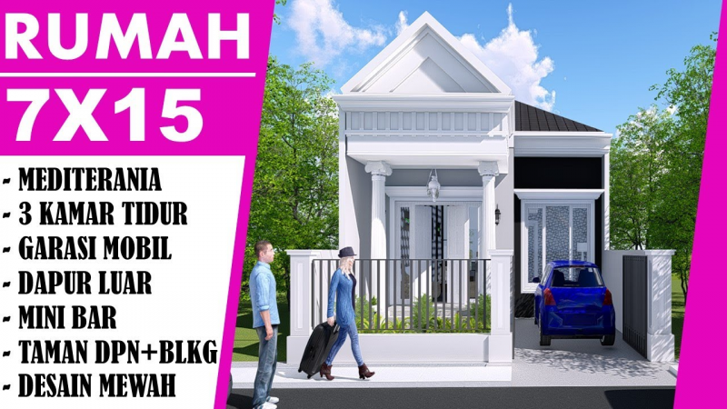 Ide Desain Rumah 7x15
