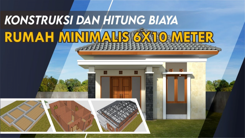 Desain Rumah 6x8 Minimalis Modern