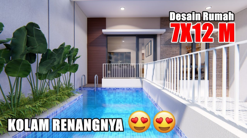 Desain Rumah 7x12 Minimalis Modern