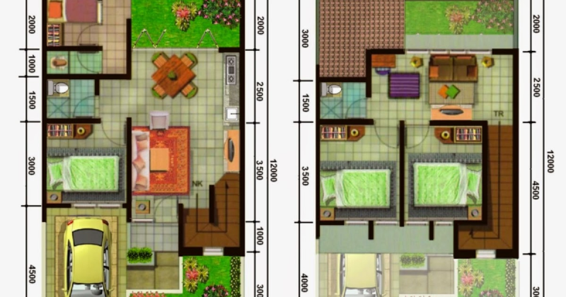 Desain Rumah 7x12 Modern Minimalis