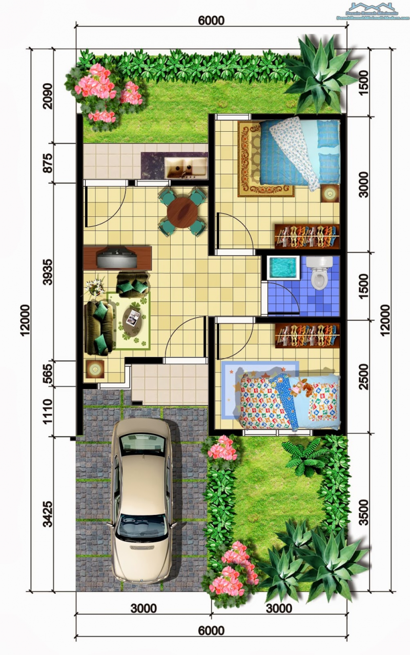 Desain Rumah 6x9 Baru