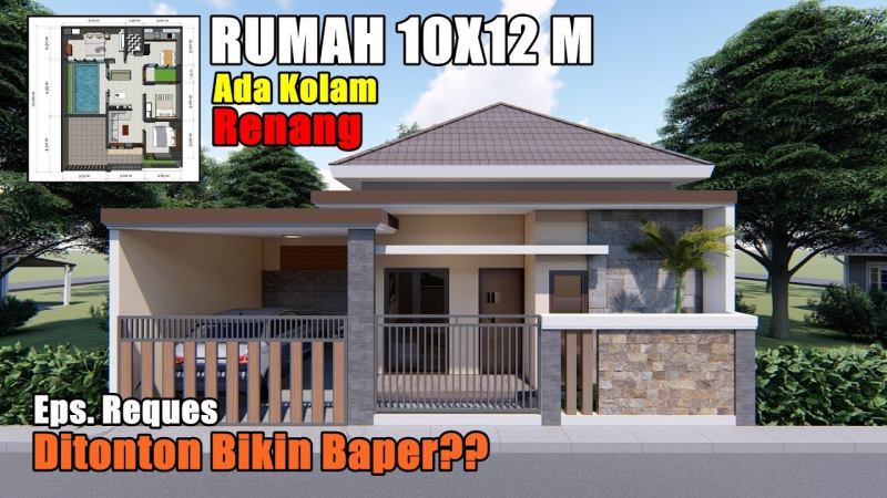 Desain Rumah 6x9 Contoh