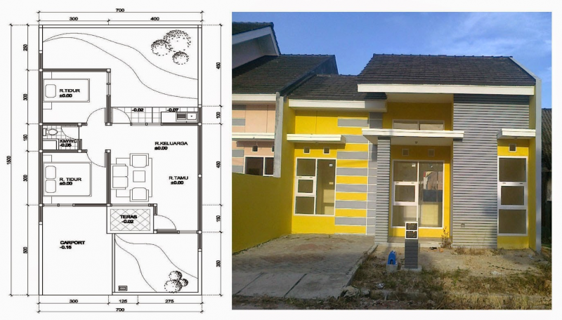 Sketsa Desain Rumah 6x9