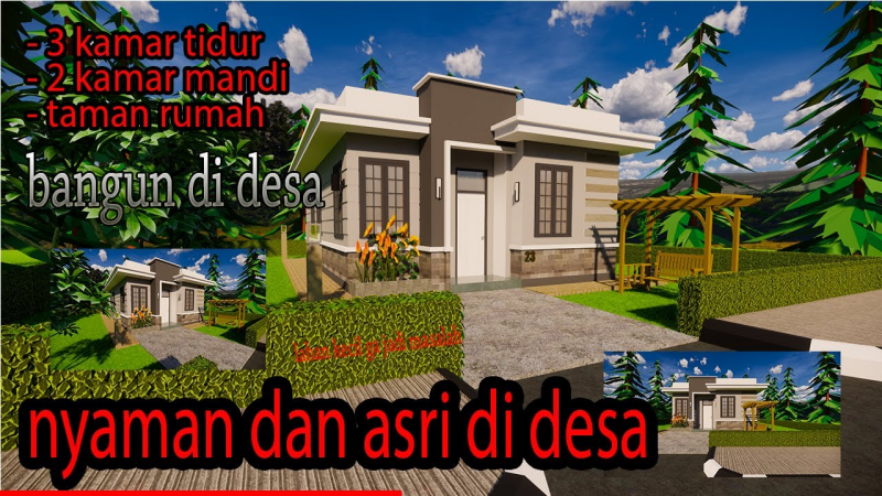 Desain Rumah 7x10 Foto