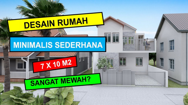 Desain Rumah 7x10 Modern