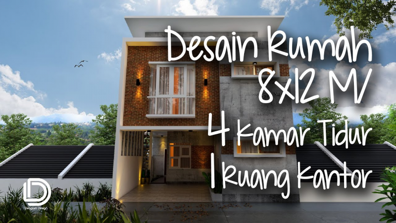 Desain Rumah 8x12 Minimalis Terbaru