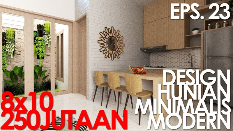 Contoh Desain Rumah 8x10