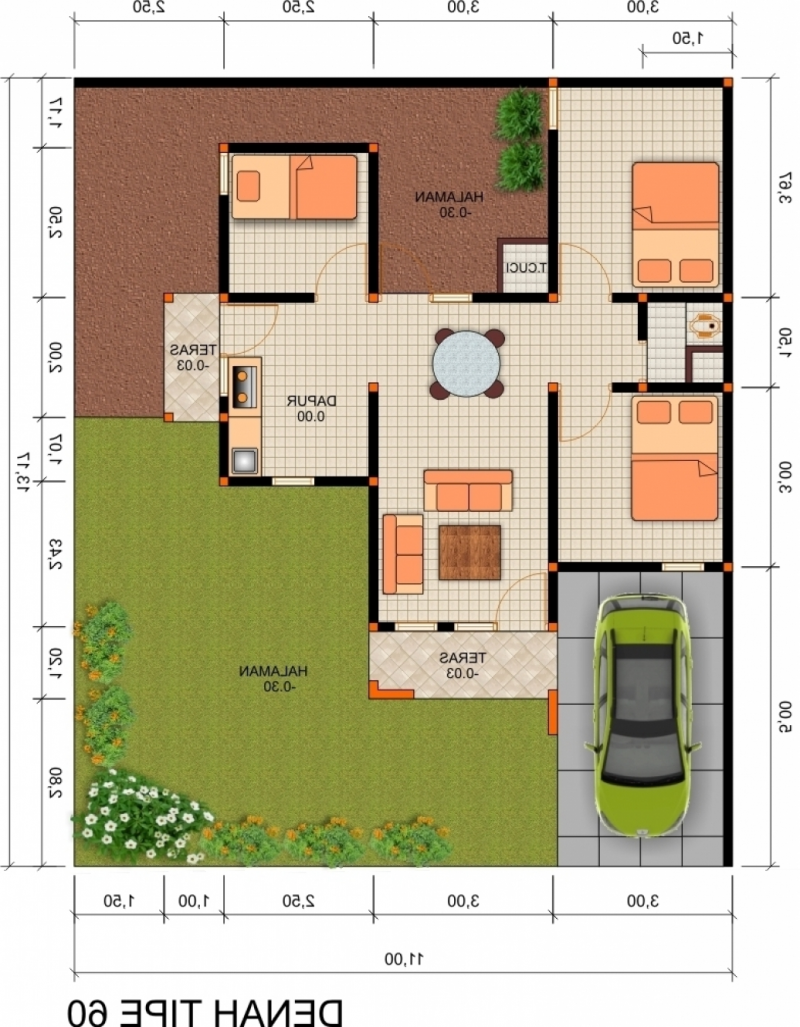 Desain Rumah 8x10