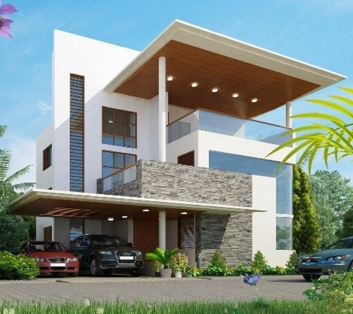 Foto Rumah Minimalis 2 Lantai Tanpa Atap