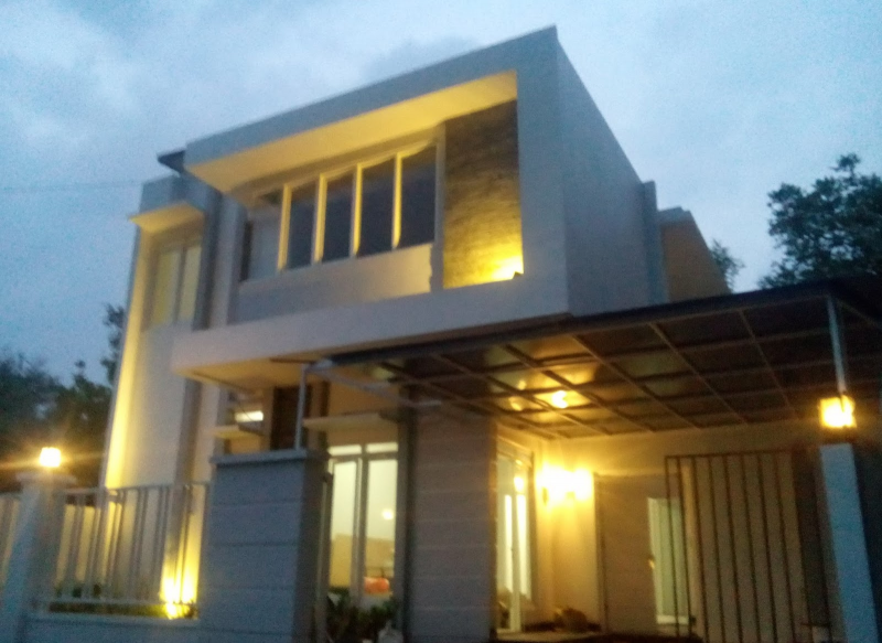 Rumah Minimalis 2 Lantai Atap beton