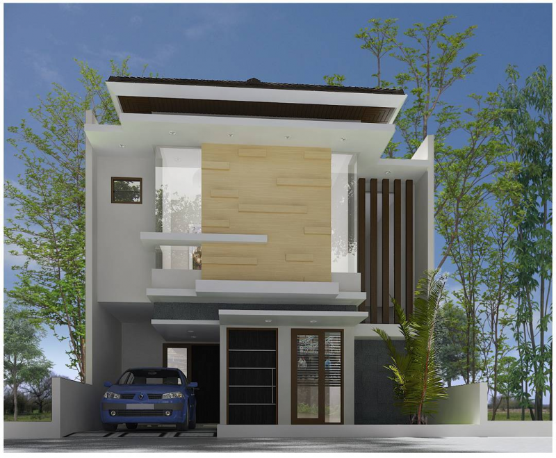 Rumah Minimalis 2 Lantai Atap Dak