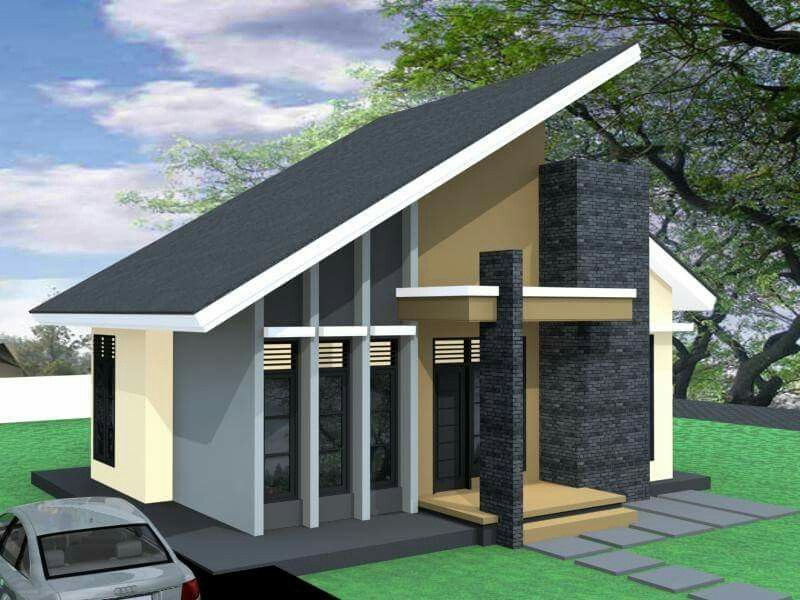 Desain Rumah Atap Miring Kedepan Terbaru