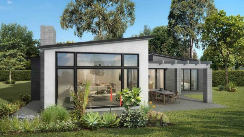 Gambar Desain Rumah Atap Miring Kedepan