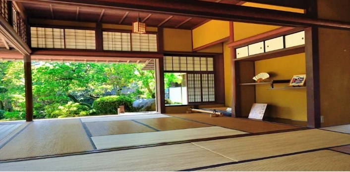 Ruang Santai khas rumah Jepang