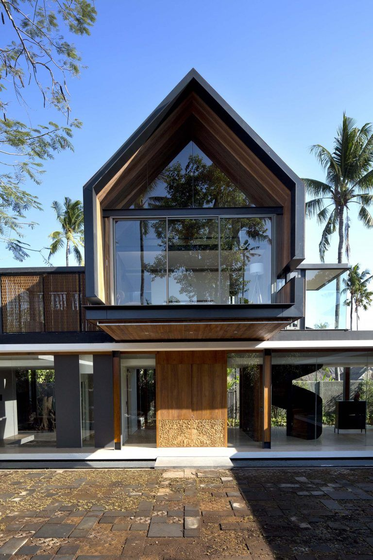Contoh Gambar Desain Rumah Bali Modern