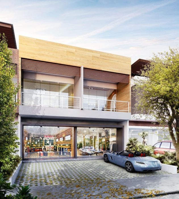 Contoh Gambar Desain Rumah dan Toko