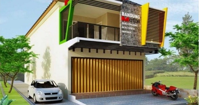 Desain Model ruko di perkotaan