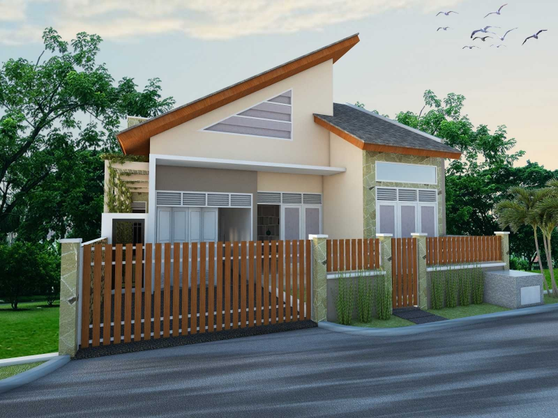 Desain Rumah Desa Contoh