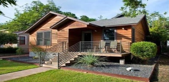 Desain rumah desa Suasana hangat dengan gaya elegan