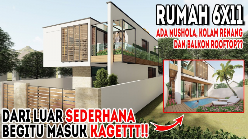 Desain Rumah Dengan Kolam Renang Foto