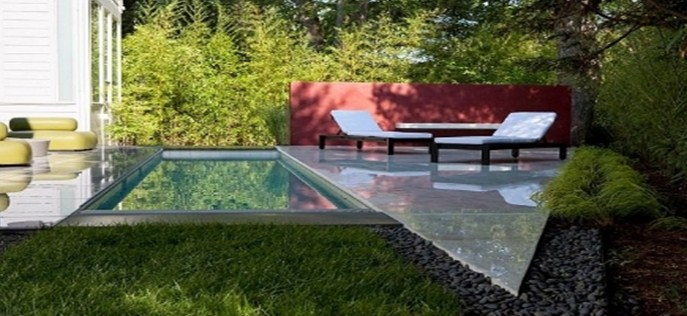 Desain rumah dengan kolam renang minimalis