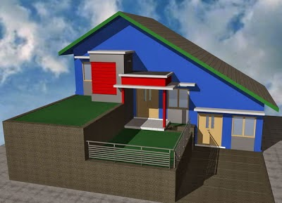 Desain Rumah Di Tanah Berundak Minimalis Terbaru