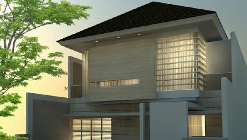 Desain rumah atap limas