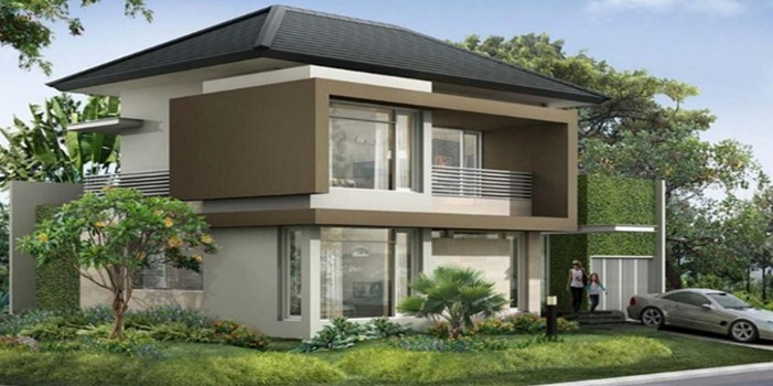 Desain Bentuk rumah 2 lantai