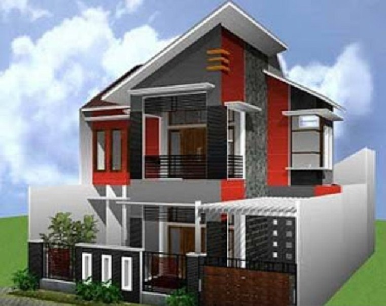 Atap Rumah miring Sederhana