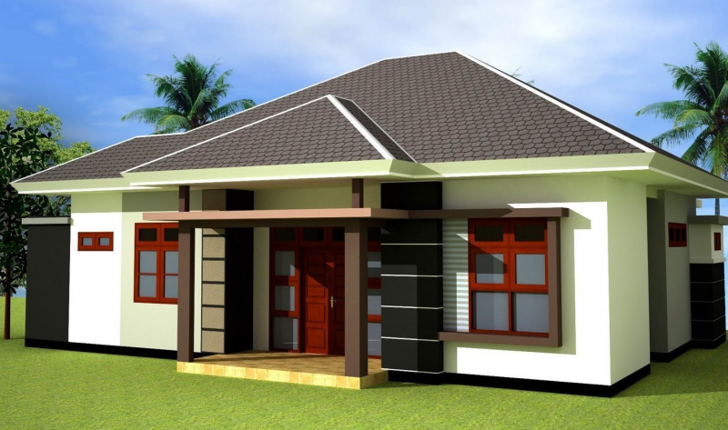 Model Rumah Atap Asbes Sederhana