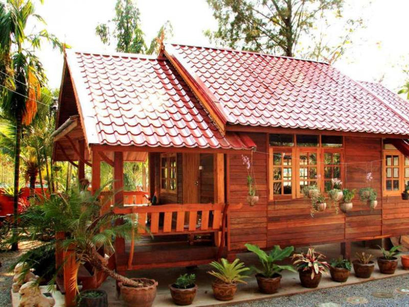 Contoh Gambar Desain Rumah Kayu