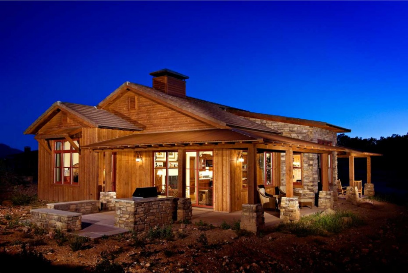 Sketsa Desain Rumah Kayu