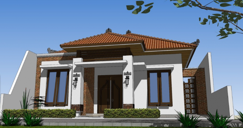 Contoh Desain Rumah Joglo Minimalis